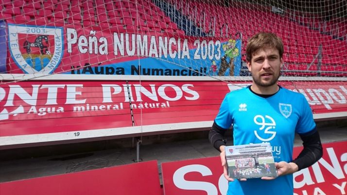 La Peña Numancia 2003 otorga el premio de ‘Mejor Jugador’ a Aitor Fernández