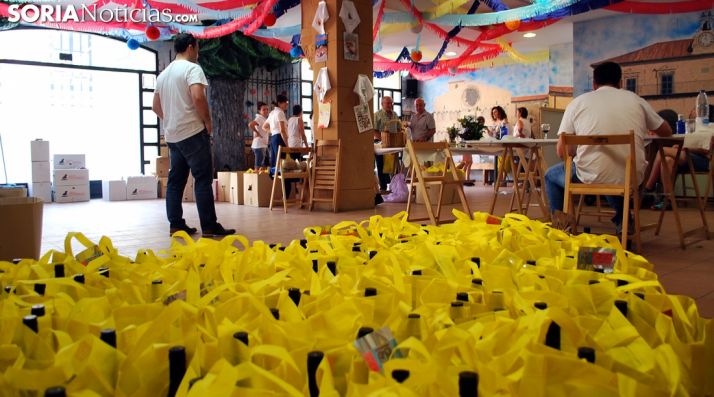 Una imagen del reparto de este Domingo de Calderas. /SN