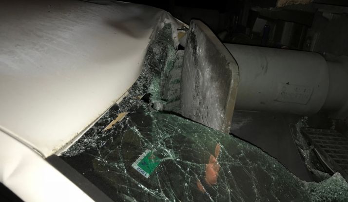 Una imagen del siniestro. /Subdelegación