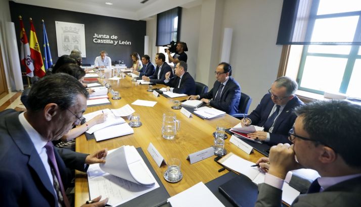 Una imagen de la reunión de este viernes. /Jta.