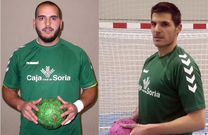 Eguren y Rasero siguen en el equipo del San Andrés. /BM Soria