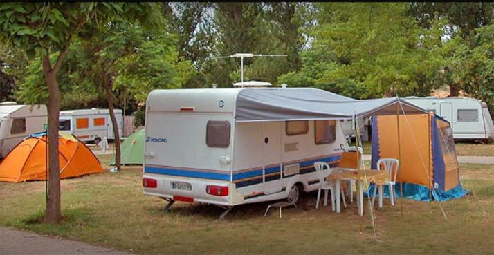 Imagen del camping Fuente de la Teja, en Soria. 