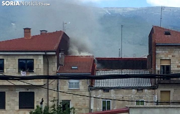 Imagen del incendio. /SN