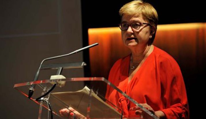 Isaura Leal, en una comparecencia pública. 