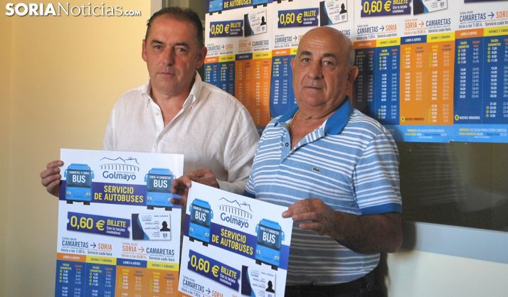 Benito Serrano (izda.) con el concejal Franciso Rodrigo. /SN