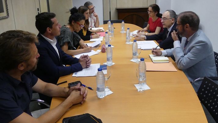 Una imagen en la sede del Ministerio. 