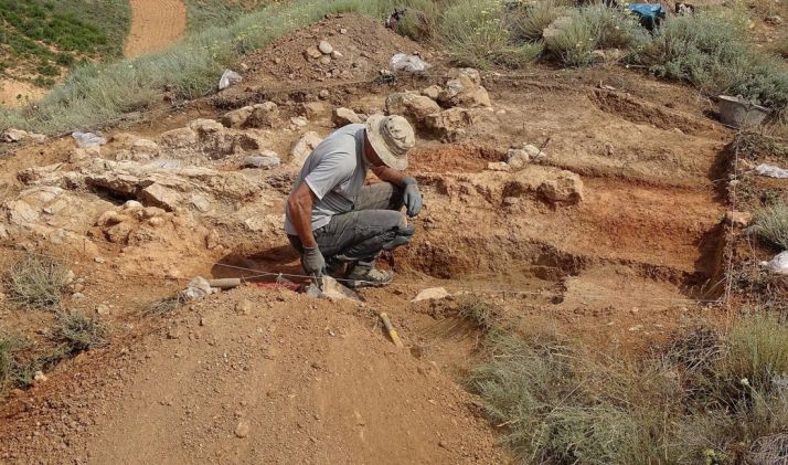 Yacimiento arqueológico de El Alto de la Cueva, en Torlengua.