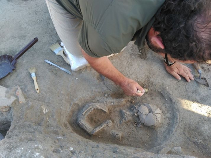 Imagen del esqueleto encontrado. /Europa Press