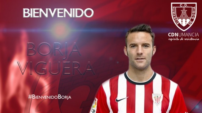 El CD Numancia incorpora al delantero Borja Viguera