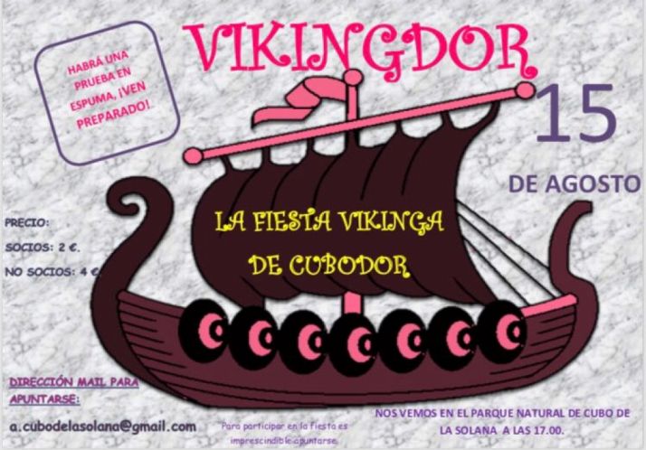 Vikingdor en Cubo de la Solana. La fiesta vikinga. 