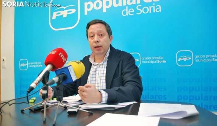 Adolfo Sainz, portavoz del PP en el Ayuntamiento de la capital. /SN