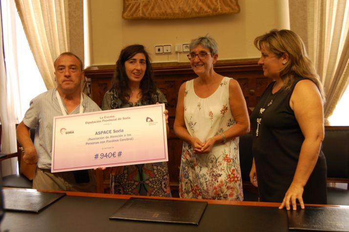 Aspace suma 940 euros para su nuevo centro recaudados en El Burgo de Osma