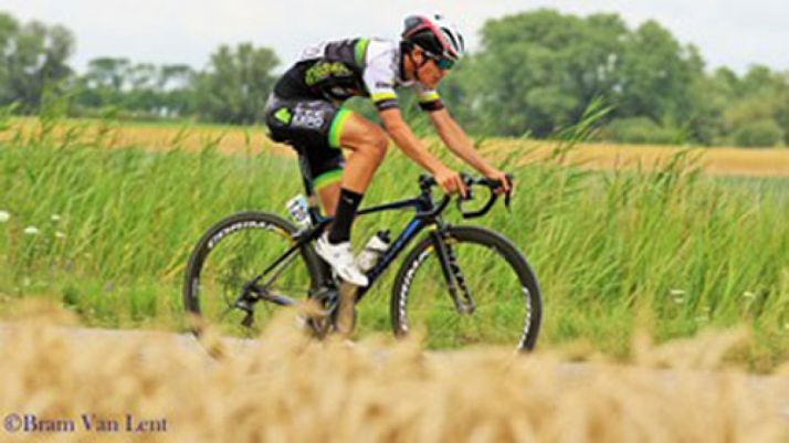 El joven deportista royano en una prueba. 