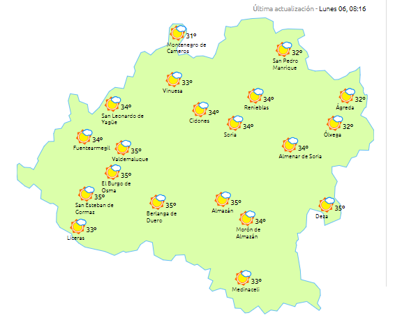 Últimos coletazos de la ola de calor