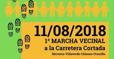 Marcha Verde contra la macrogranja porcina de Cidones