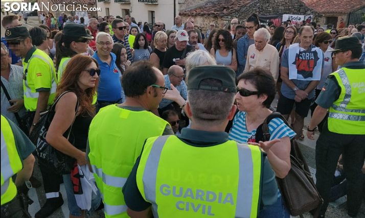 Postrimerías de la concentración de ayer. /SN