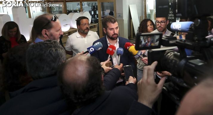 Luis Tudanca, secretario autonómico del PSOE en Castilla y León. 