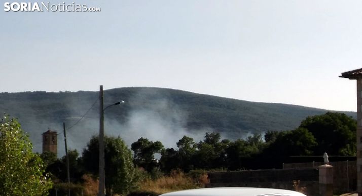 Por extinguir un incendio en Valdeavellano de Tera