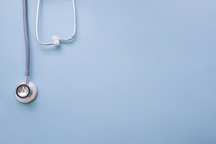 Imagen de archivo. Estetoscopio. 