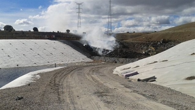 Sofocado el incendio en el CTR de Golmayo
