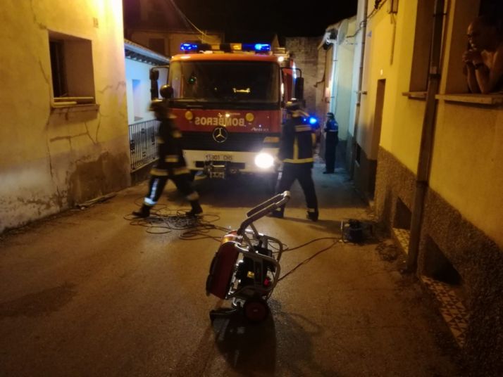 Incendio en Almazán. Diputación. 