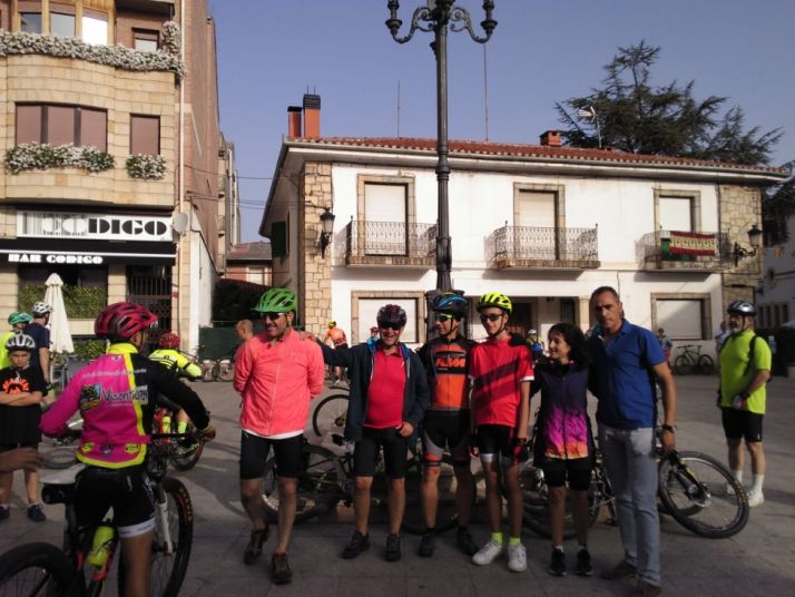Vía Verde en Soria. Marcha ciclista. 