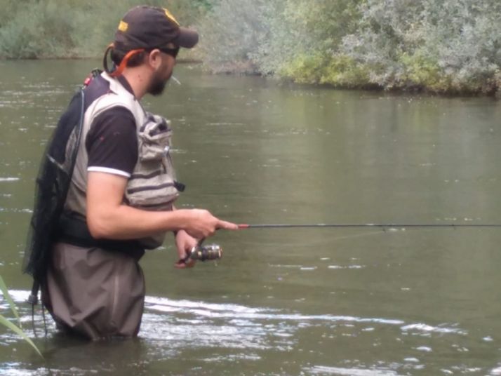 Máster de pesca de salmónidos en el río Duero. Campano Soriano