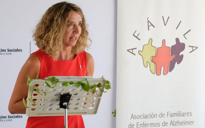 Alicia García, consejera de Familia e Igualdad, este viernes en Ávila. /Jta.