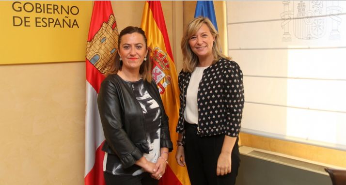 Virgina Barcones y Llanos Castellanos. /Deleg.Gob