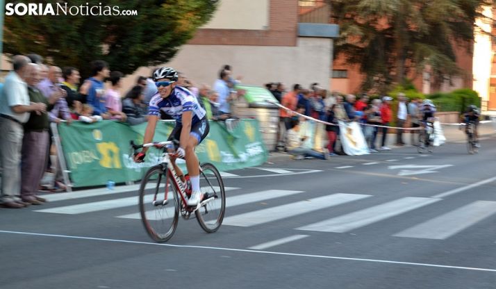 Una prueba ciclista por las calles de la capital. /SN