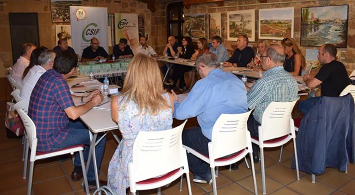 Consejo autonómico del sindicato celebrado en Aguilar de Campoo. 