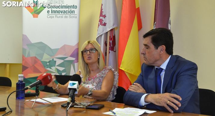 Blanca García y Carlos Martínez este lunes. /SN