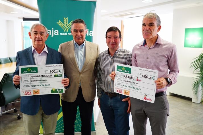 La Caldereta Solidaria de la Feria Ganadera de Soria entrega los 1.000 euros recaudados