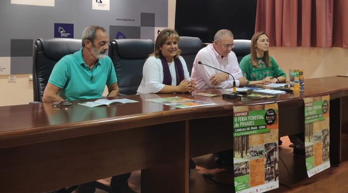 De izquierda a derecha, Andrés Vadillo, Esther Pérez, Fidel Soria y Olga Pérez. 