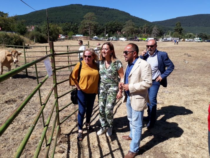 Asunción Medrano, Virginia Barcones, Luis Rey y Miguel Latorre