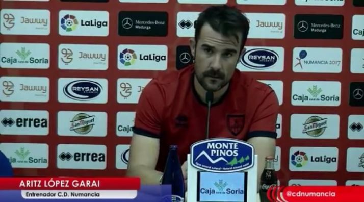 López Garai, en rueda de prensa.