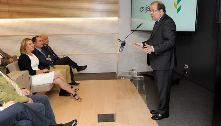 Juan Vicente Herrera durante su intervención este jueves en Burgos. /Jta.
