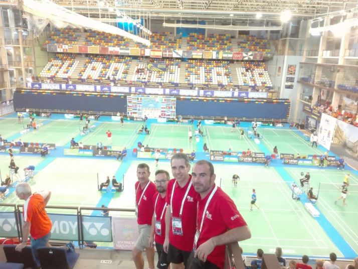 Fin de la competición para los cuatro sorianos en el Europeo Sénior de bádminton 
