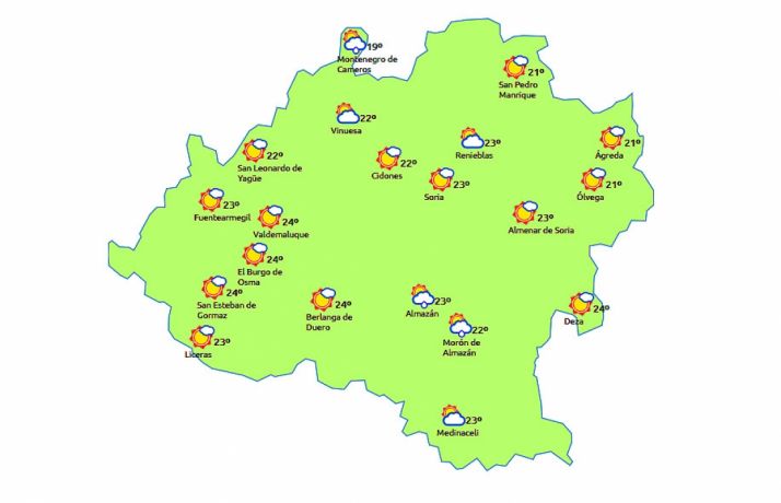 Previsión a las 16:00 h. /eltiempo.es