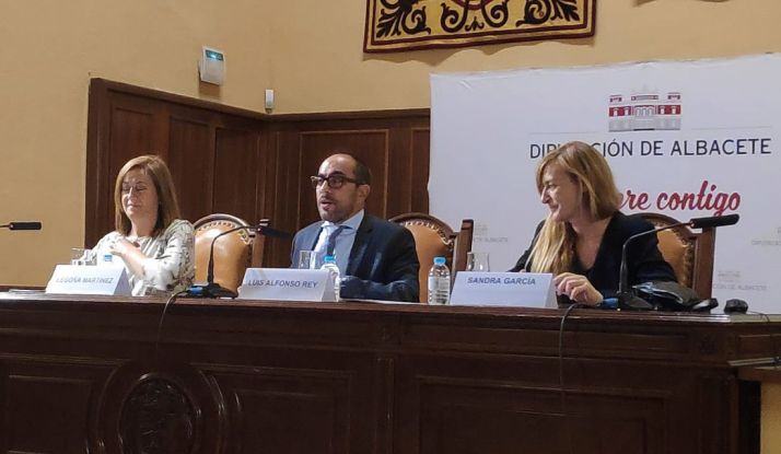 Luis Rey, en una de sus intervenciones en la ciudad manchega. /Dip.