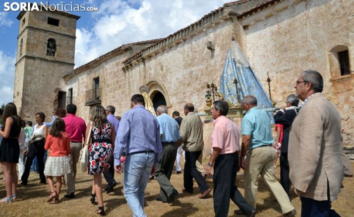 Procesión a La Monjía en una imagen de archivo. /SN