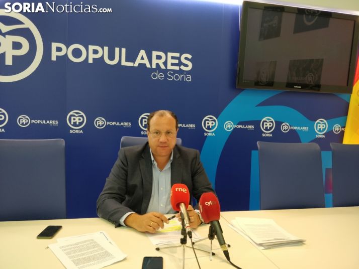 Pedro Antonio Heras en rueda de prensa. SN