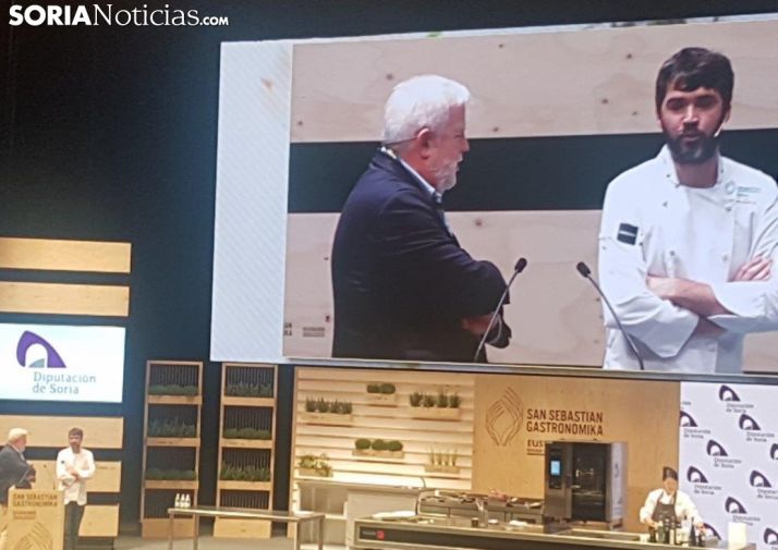 Oscar García en San Sebastián.