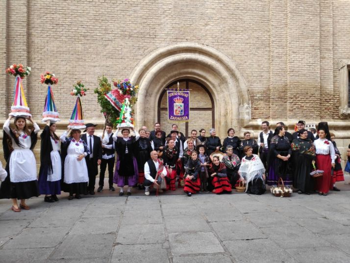 La Diputación de Soria, presente en la Ofrenda de Frutos a la Virgen del Pilar