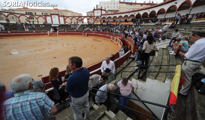 Estado de la plaza el Domingo de Calderas.