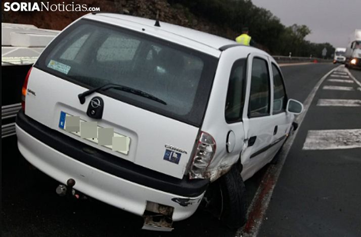 Imagen del turismo siniestrado. /SN