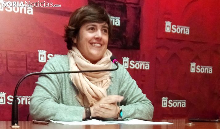 Ana Alegre, responsable de Servicios Locales este lunes. /SN