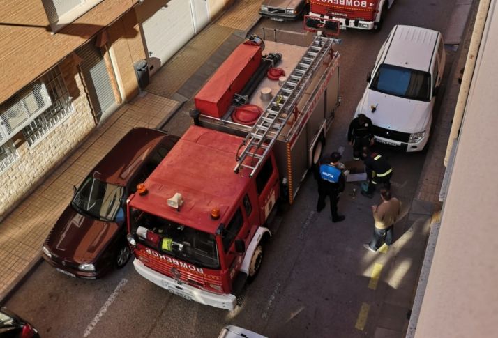 Los bomberos intervienen por un enjambre en Campo de la Verdad