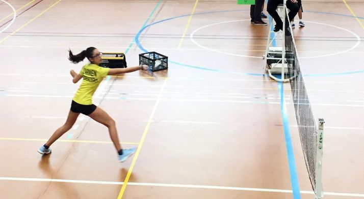 Cristina Carro, una de las jugadoras del club en la categoría sub11. /CVB