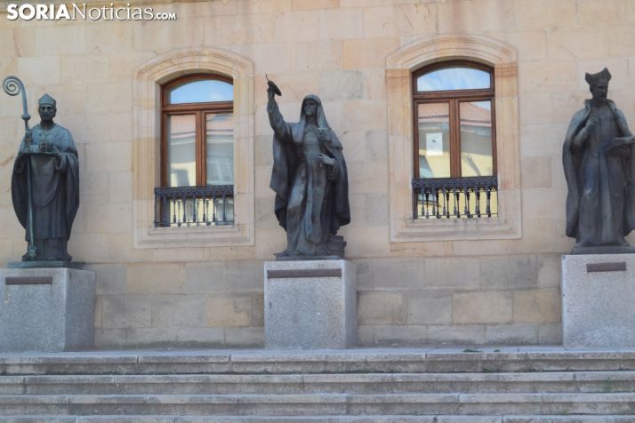 Fachada de la Diputación de Soria. SN